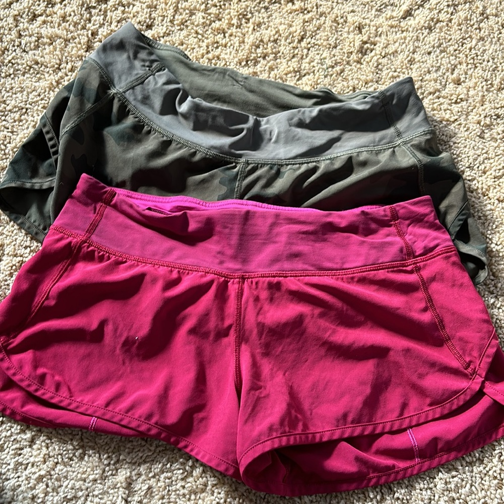 Two pair of Lululemon shorts